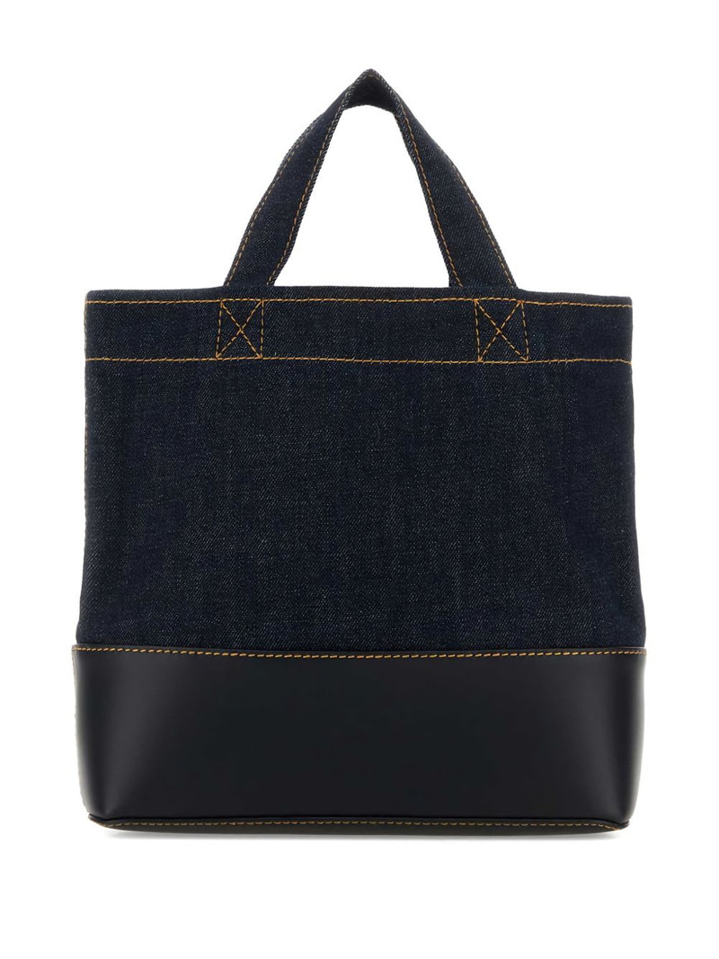 A.P.C. mini Axel denim tote bag outlook