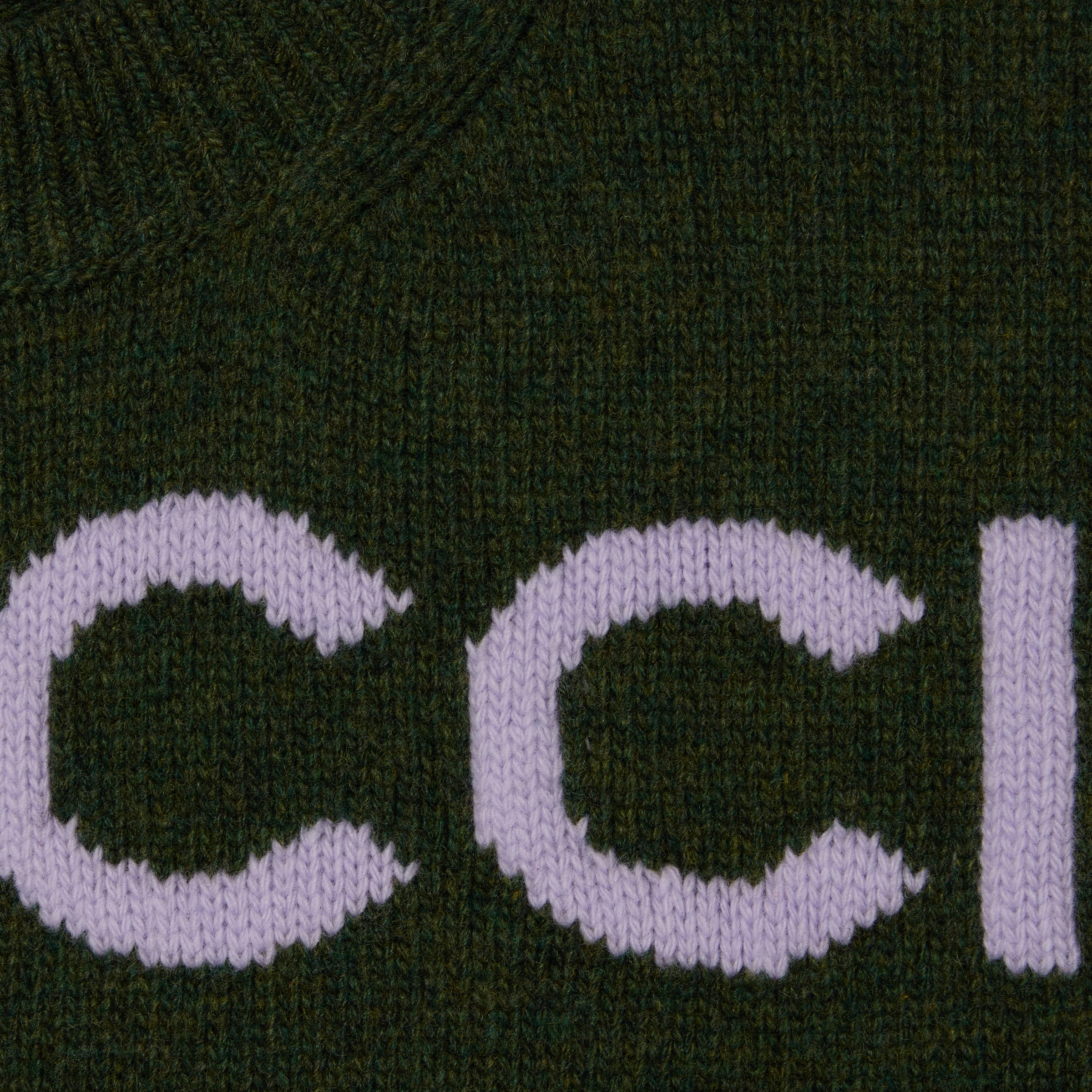 Wool top with Gucci intarsia - 6