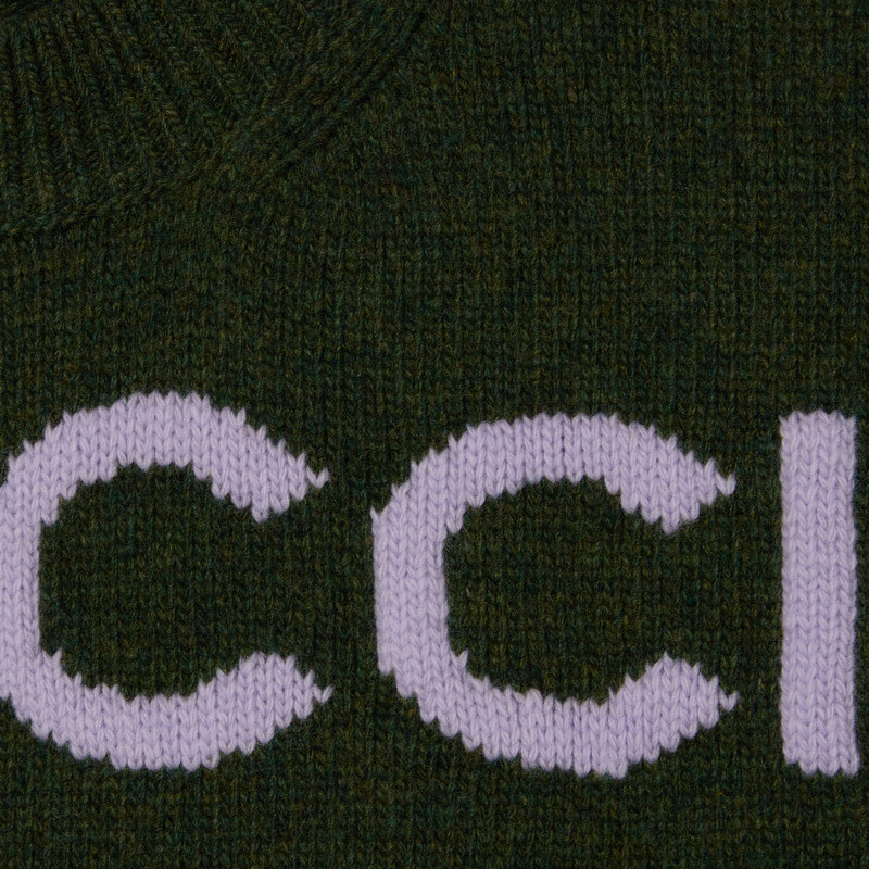 Wool top with Gucci intarsia 6