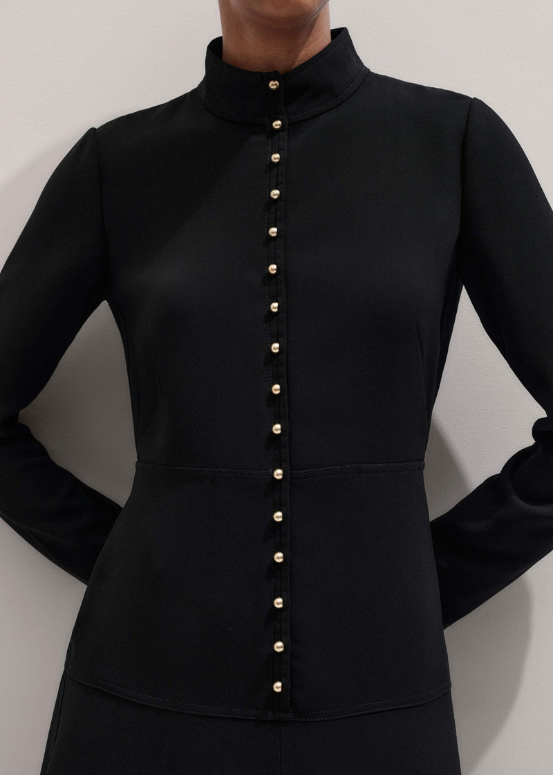 Button A-Line Dress 3