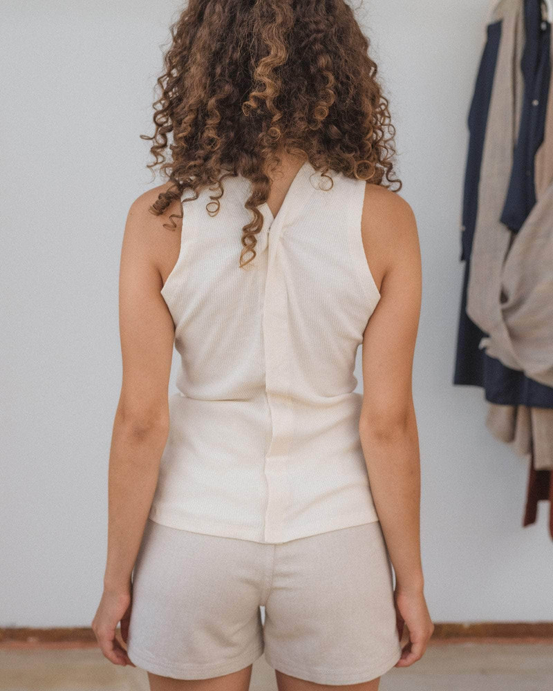 BASERANGE Tav Tank Snaps - Recycled Cotton Rib outlook