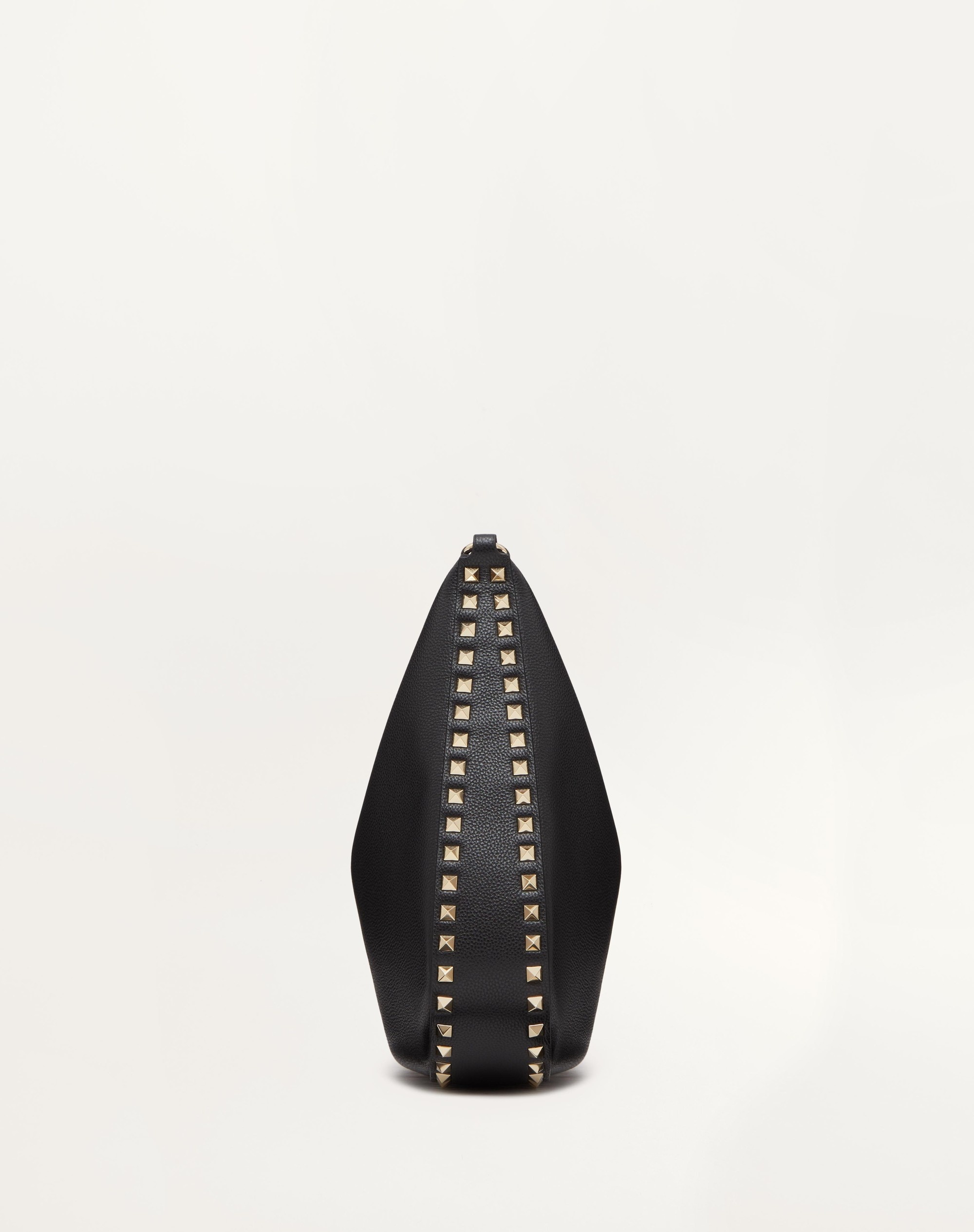 ROCKSTUD HOBO BAG IN GRAINY CALFSKIN - 4