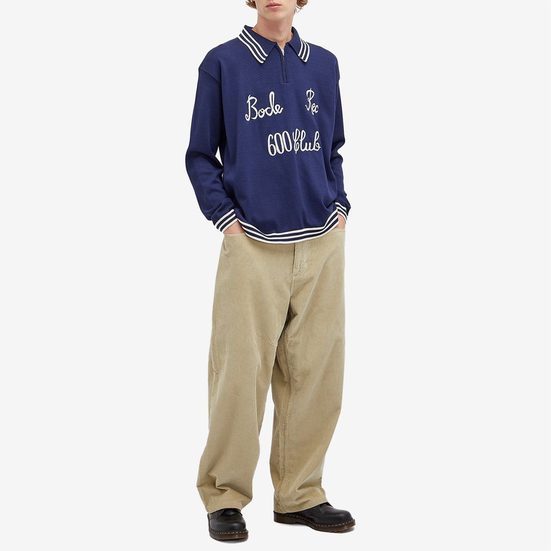 BODE Club Long Sleeve Zip Polo 5