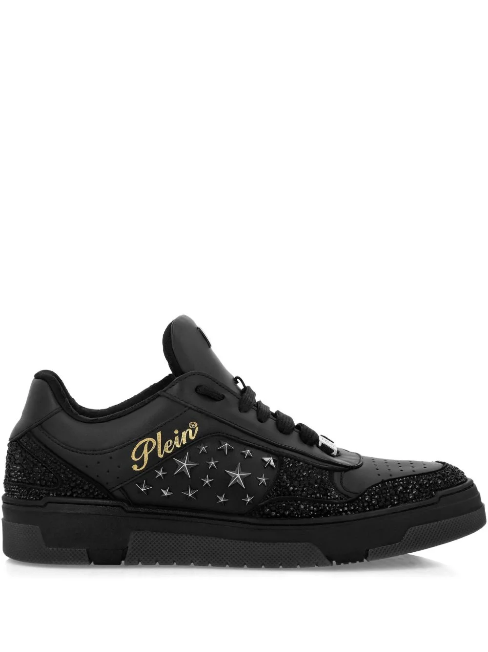 stud-embellished sneakers - 1