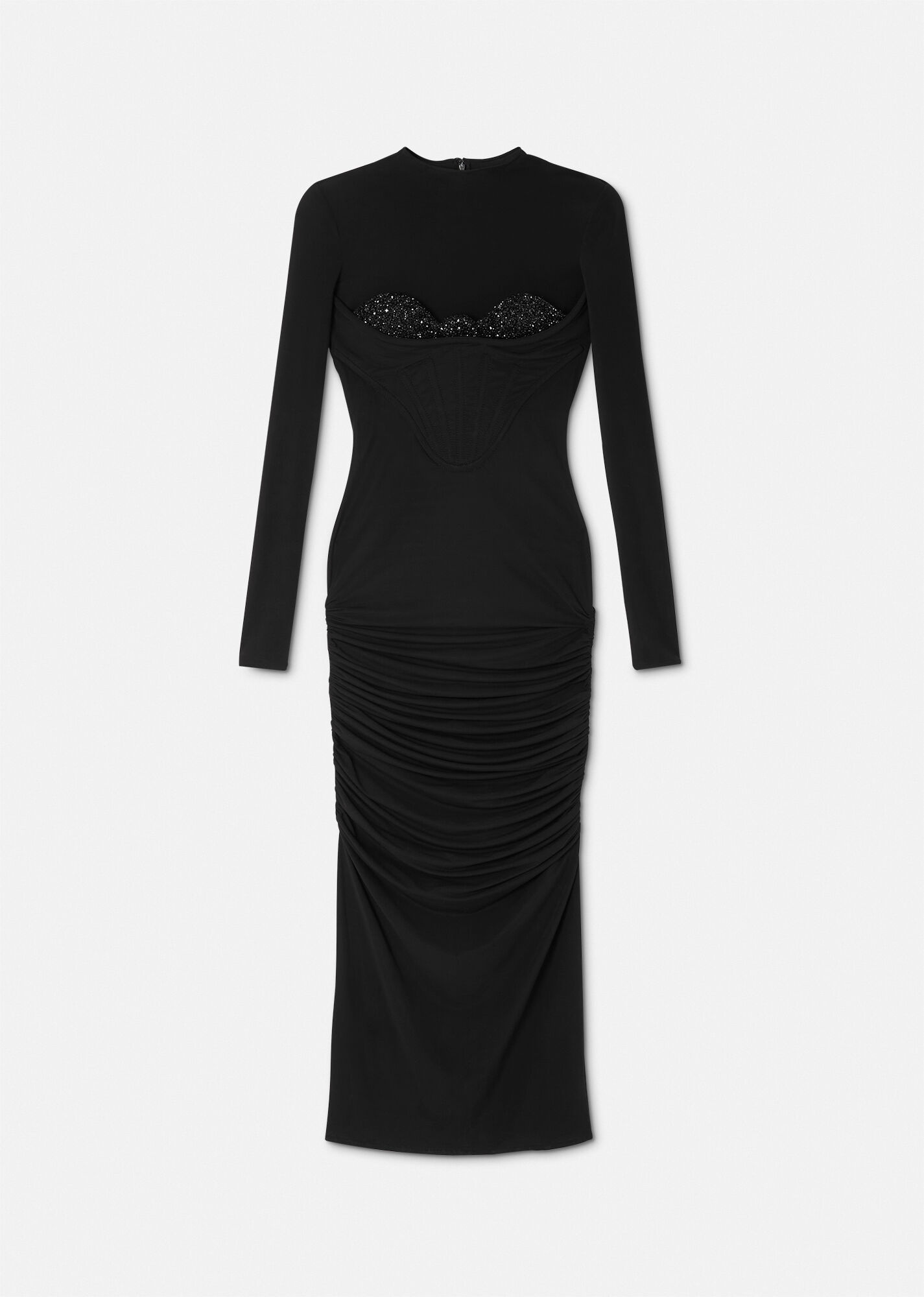 Embroidered Corset Gown - 1
