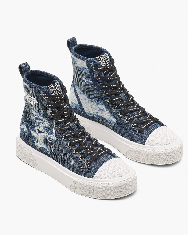 THE RIP AND REPAIR DENIM HIGH TOP SNEAKER - 1