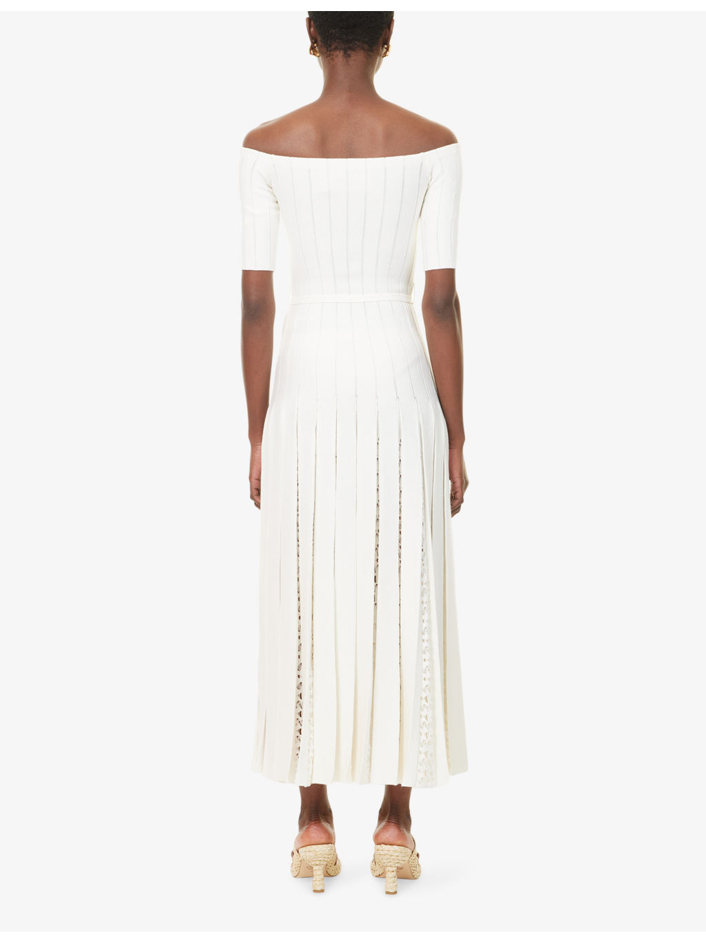 Kurt Open-Knit Wool Maxi Dress - 4