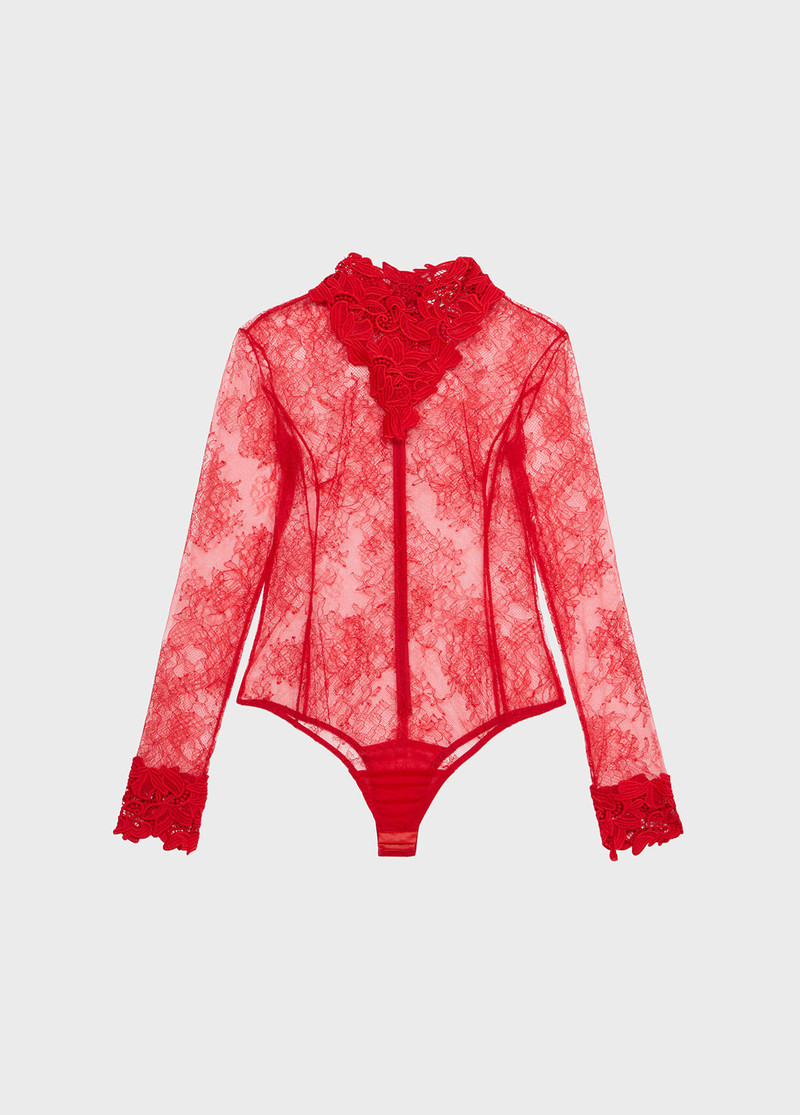 CHANTILLY LACE BODY WITH MACRAME DETAILS 1