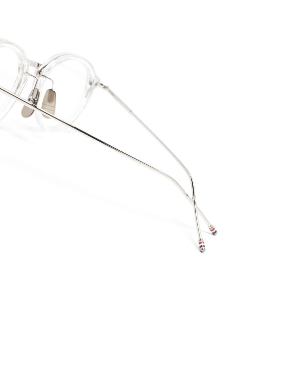 transparent round-frame glasses - 3