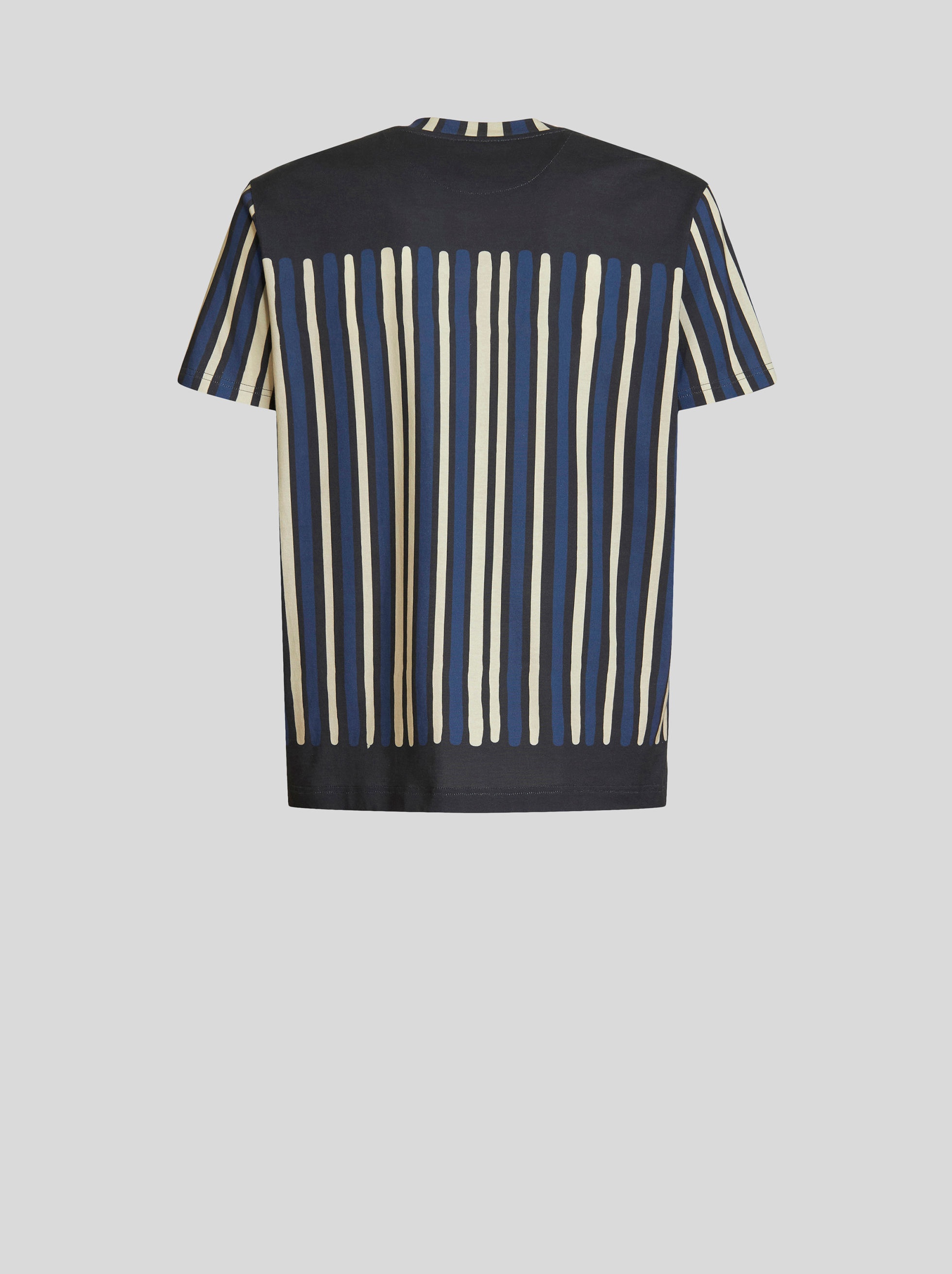 STRIPED T-SHIRT WITH PATCH - 5