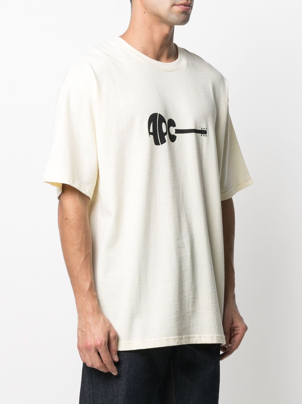 logo-print crew-neck T-shirt - 3