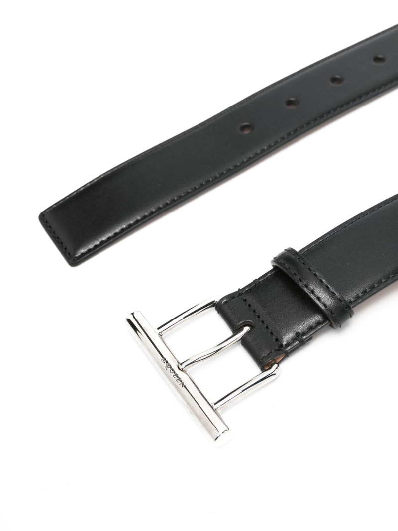 Alexander McQueen Cross Bar leather belt outlook