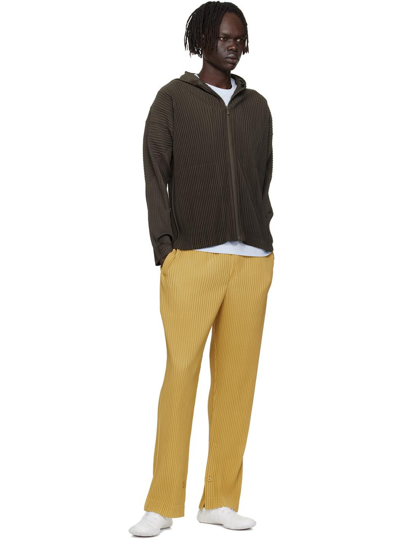 ISSEY MIYAKE Yellow Monthly Color June Trousers outlook