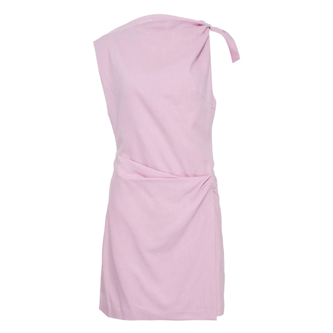 Flamed Viscose Canvas Dress - 1