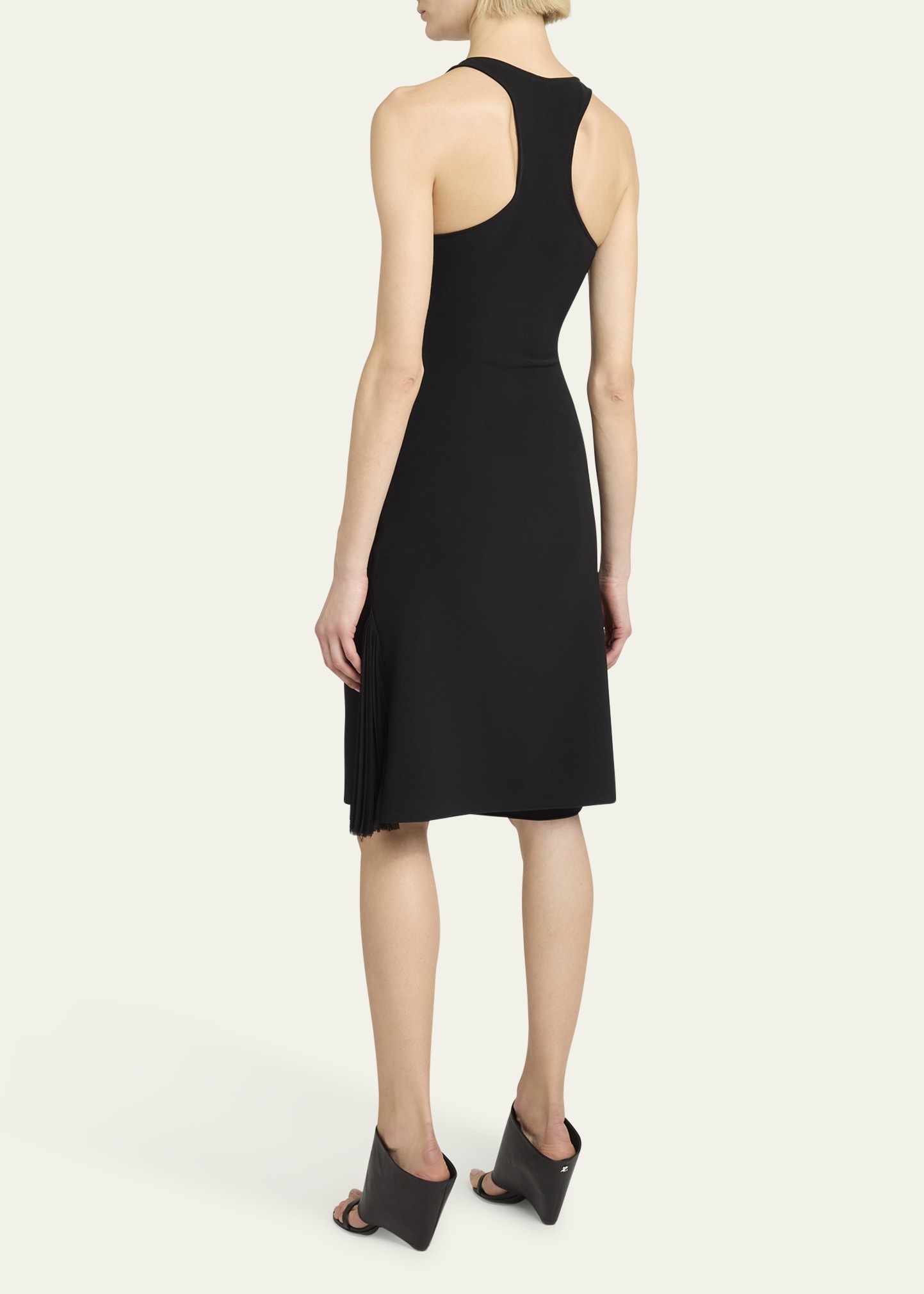 Infinity Pleats Crepe Tank Dress - 3
