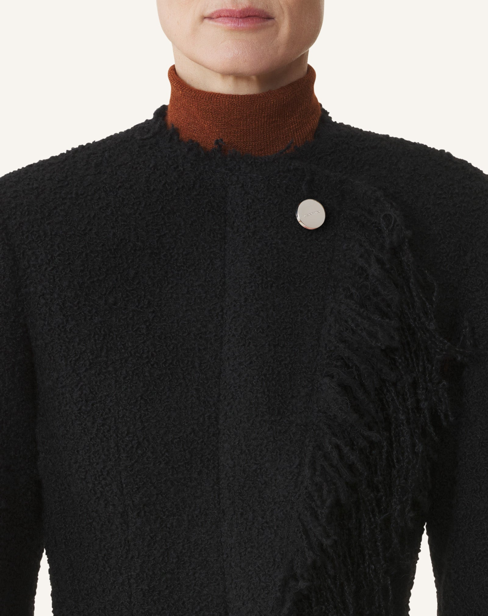 COLLARLESS JACKET - 5