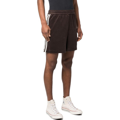 adidas adidas originals x Wales Bonner Towel Shorts 'Dark Brown' IB3250 outlook