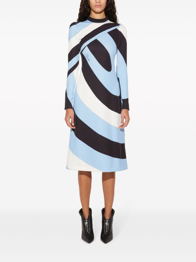 PUCCI Iride-print midi dress outlook