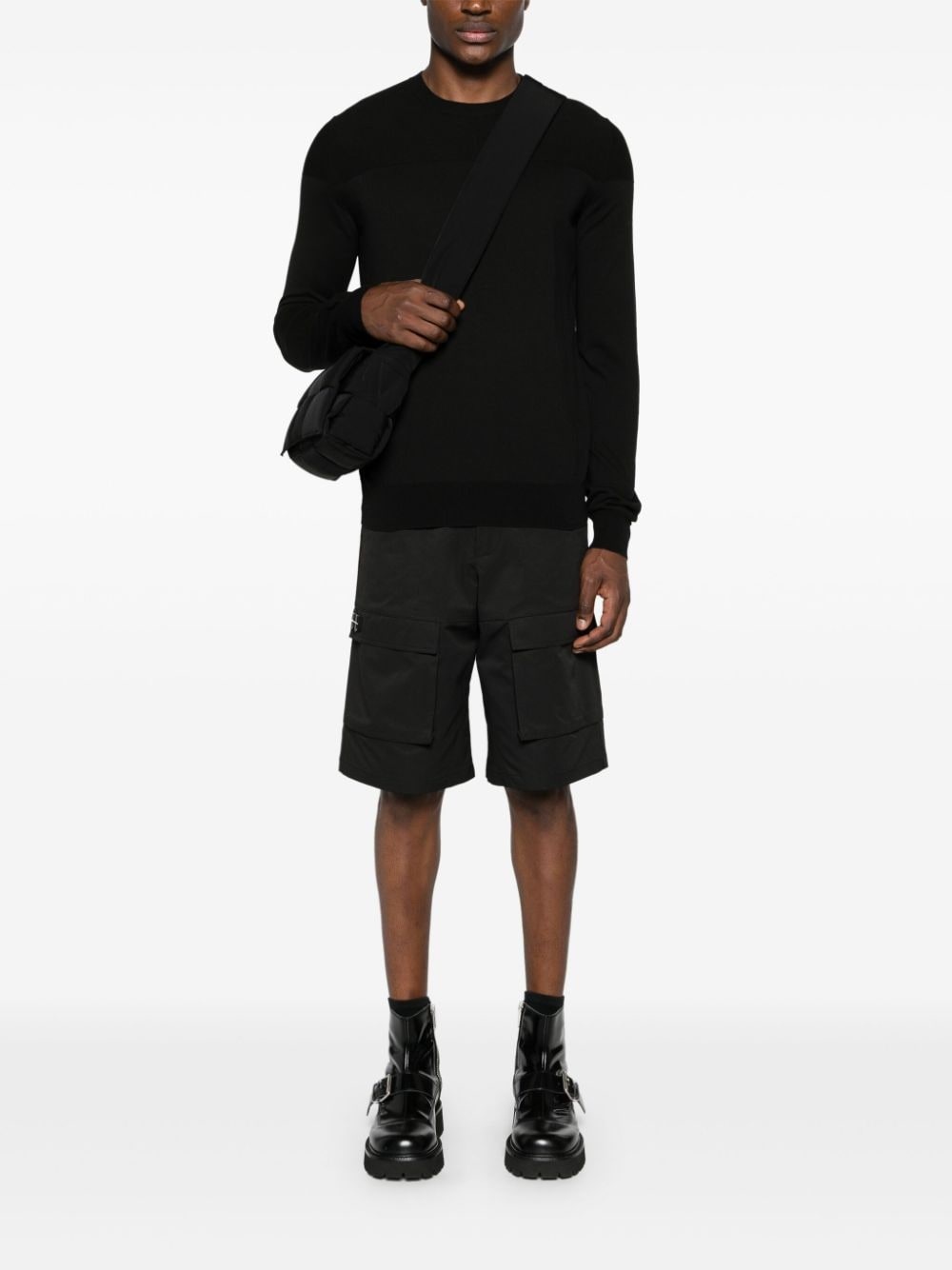 crew-neck cotton jumper - 2