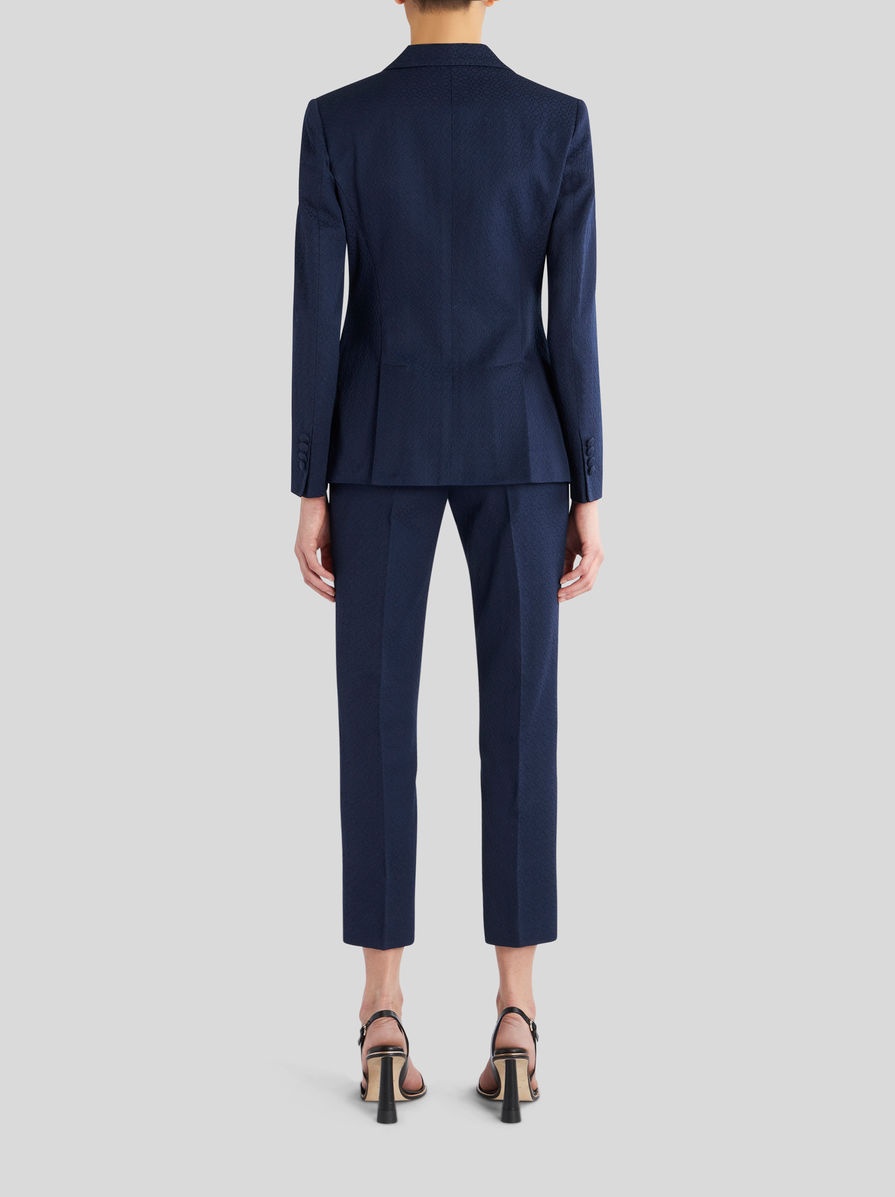 COTTON JACKET WITH STRIPED LINING - 4