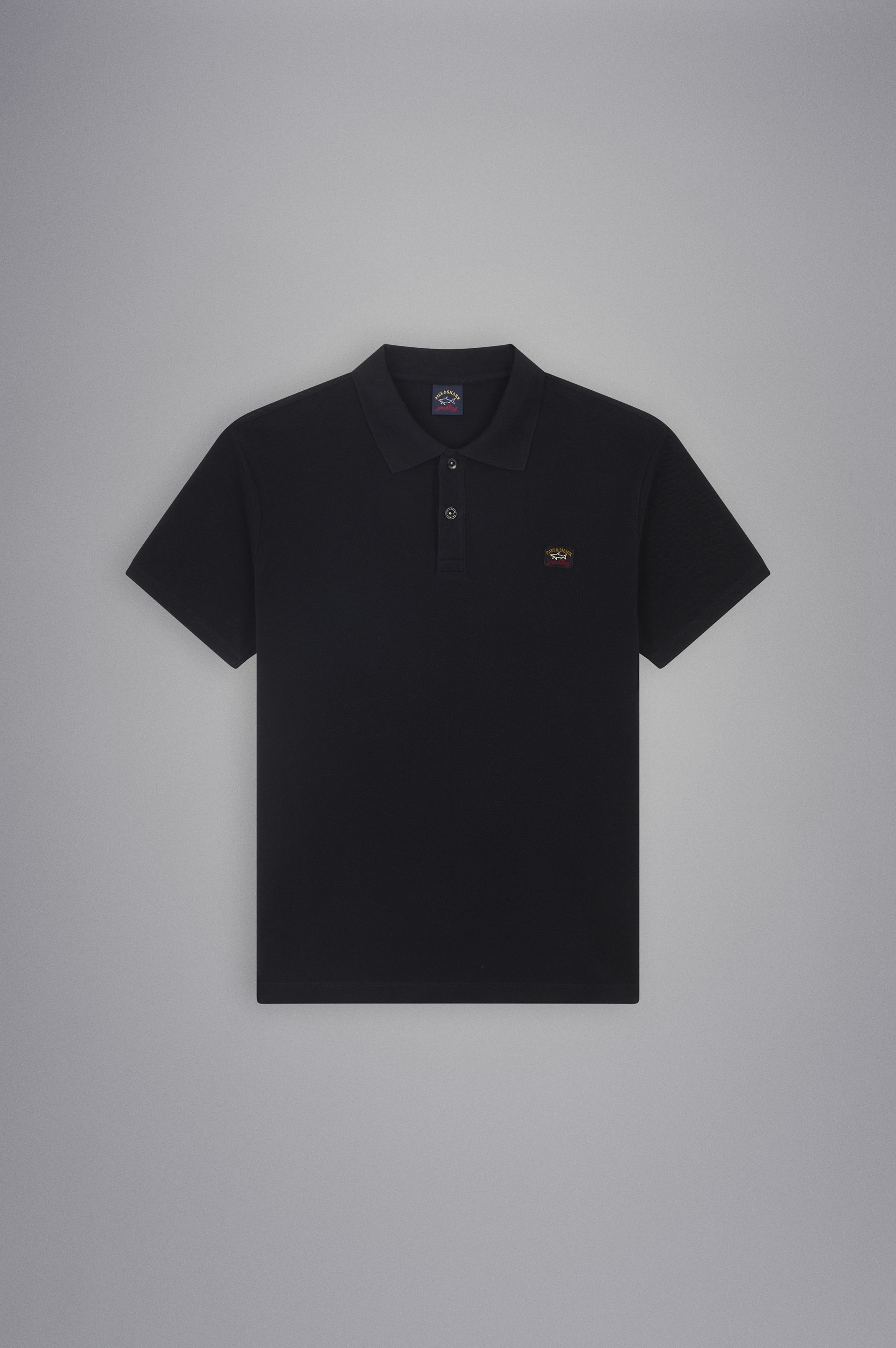 ORGANIC COTTON PIQUÉ POLO SHIRT WITH ICONIC BADGE - 1