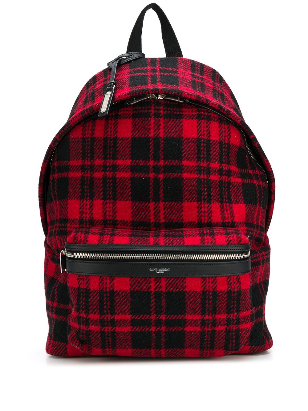 tartan check City backpack - 1