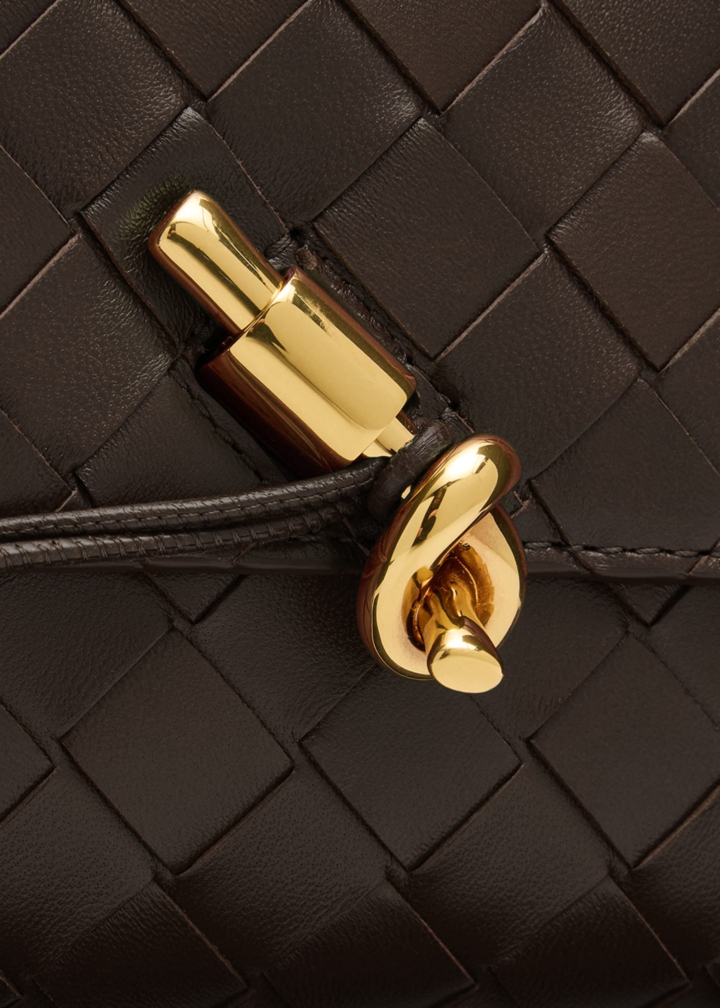Andiamo Intrecciato Leather Shoulder Bag - 5