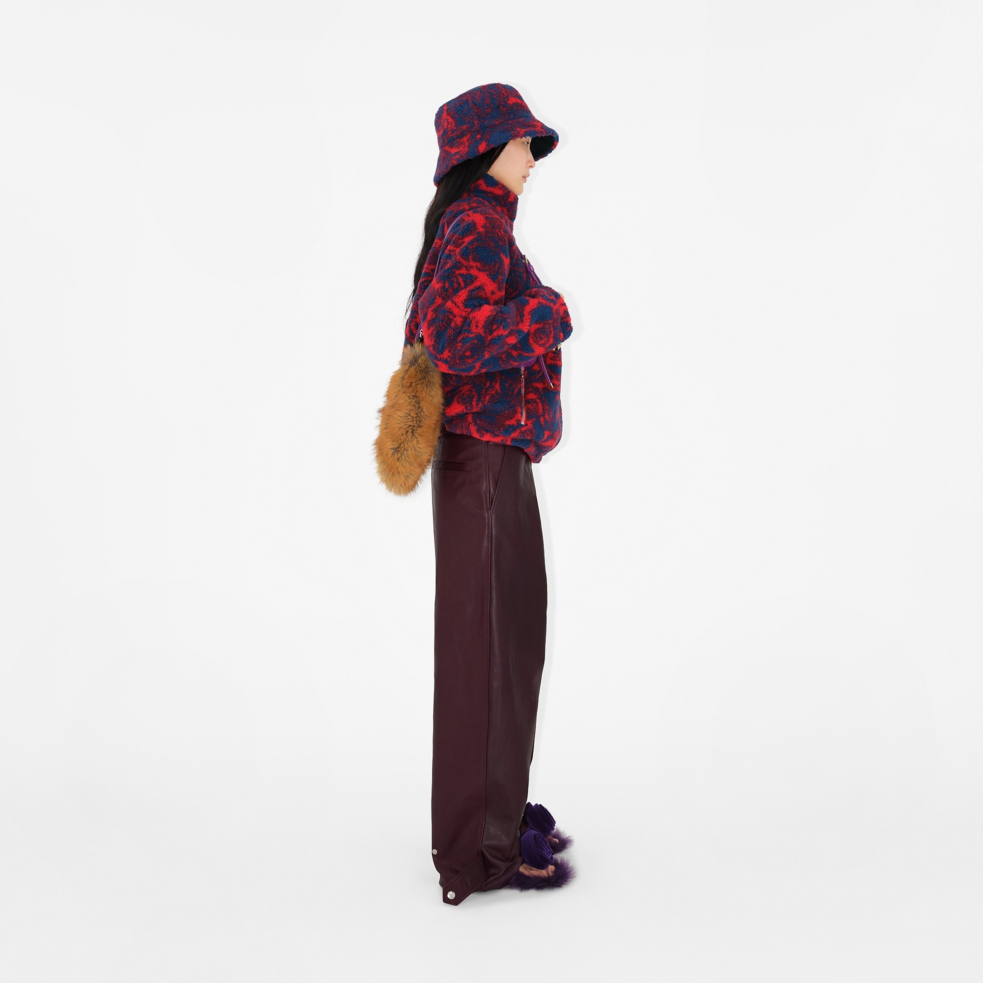 Rose Fleece Reversible Jacket - 3