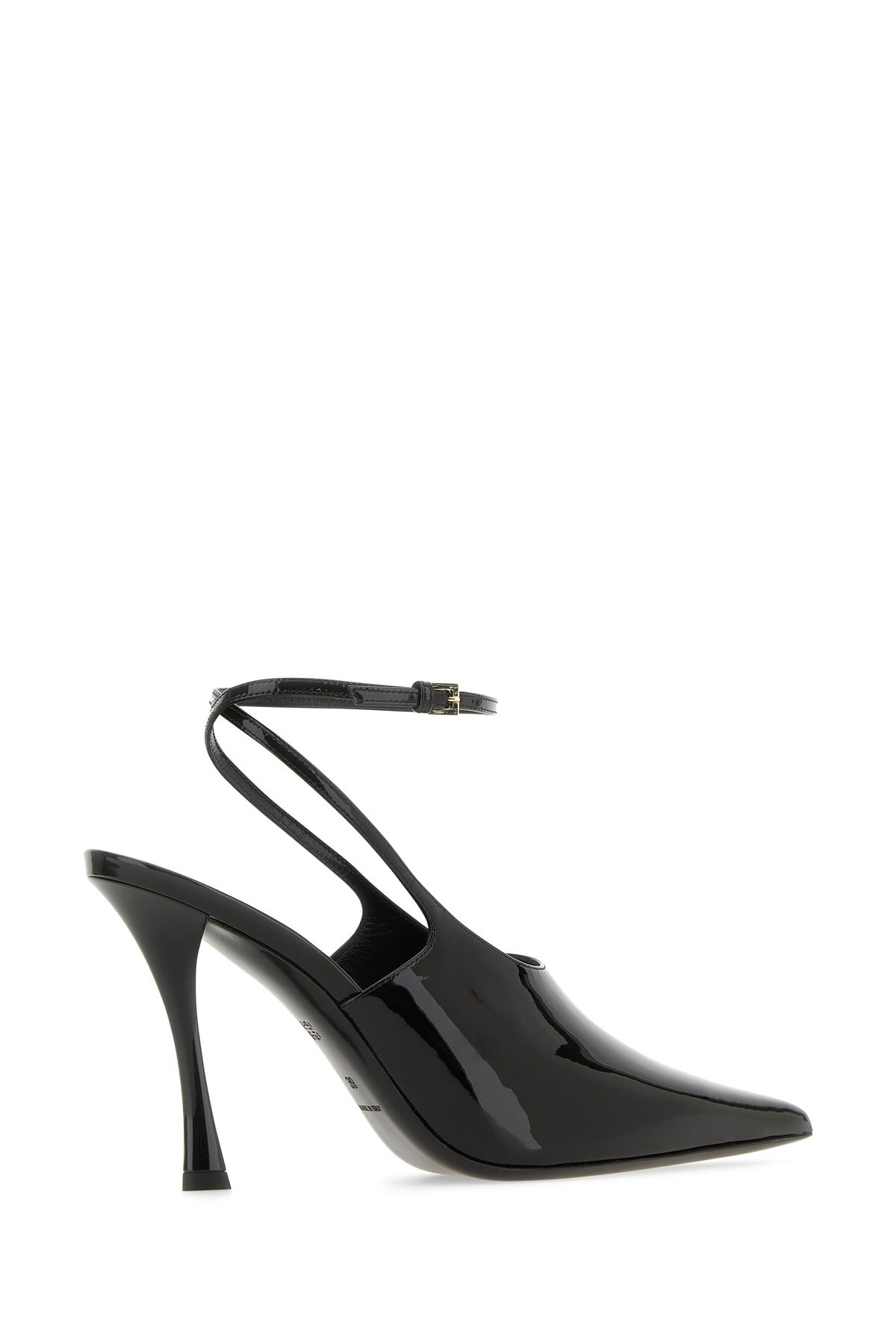 Black leather Show pumps - 3