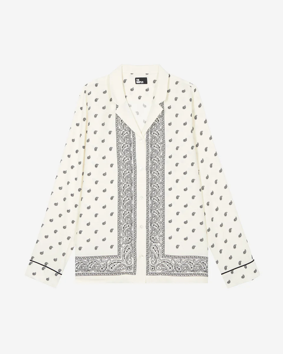 ECRU BANDANA SHIRT - 1