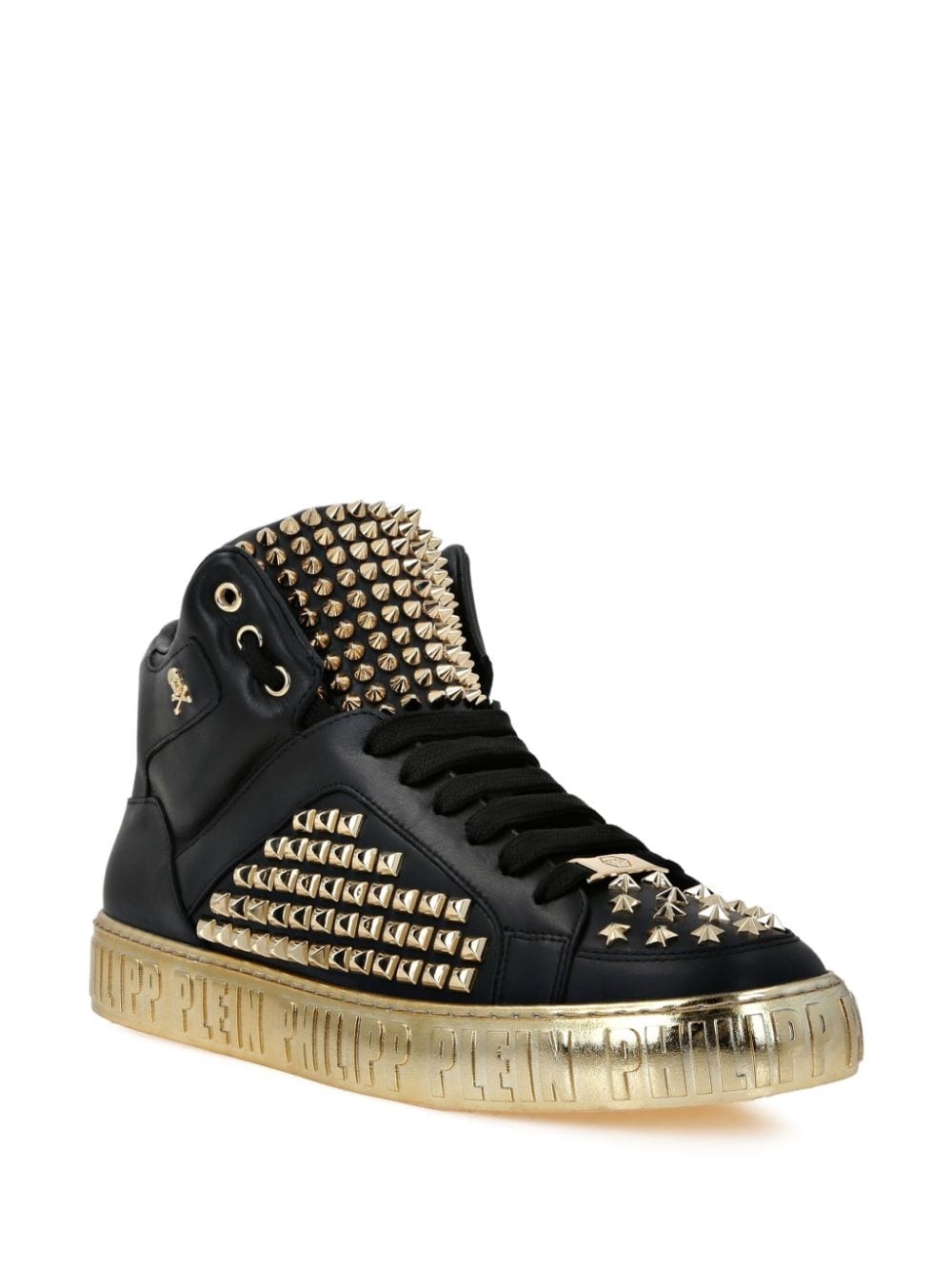 Mid-Top Leather Sneakers - 2