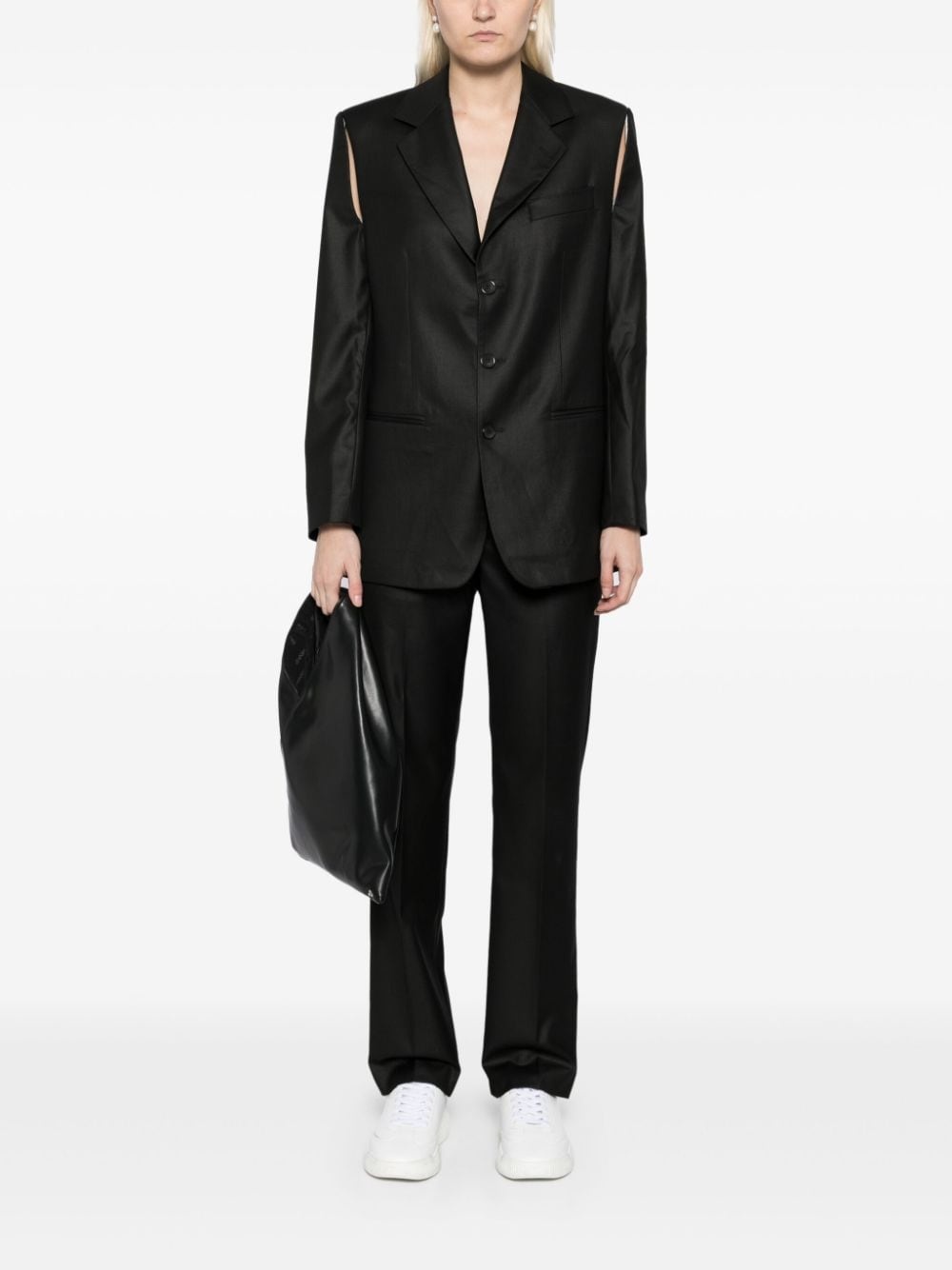 cut-out blazer - 2