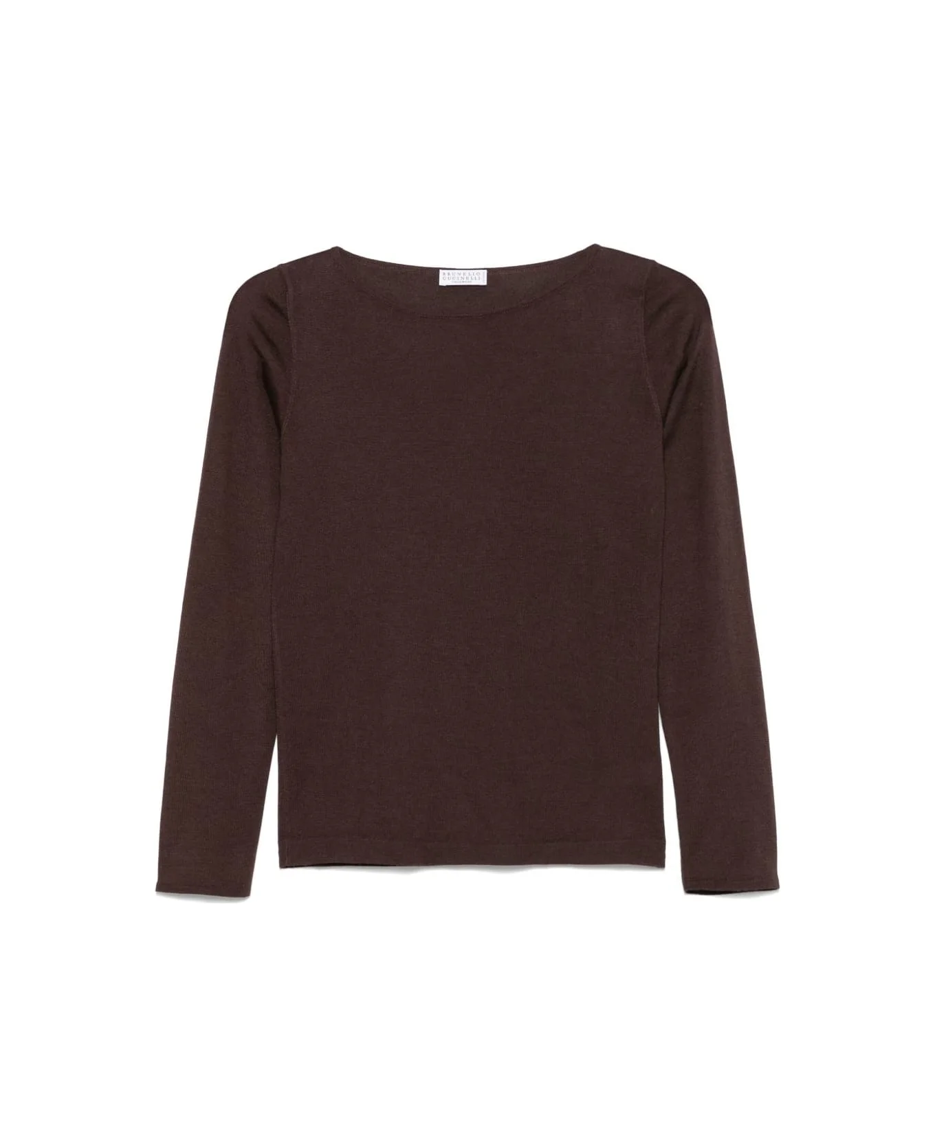 Cashmere Boat-neck Sweater - 1