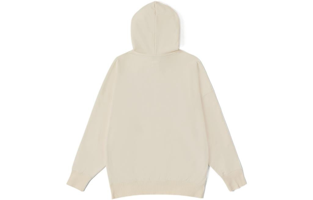 (WMNS) Vans Prep School Logo Hoodie 'Beige' VN0002S93KS - 2