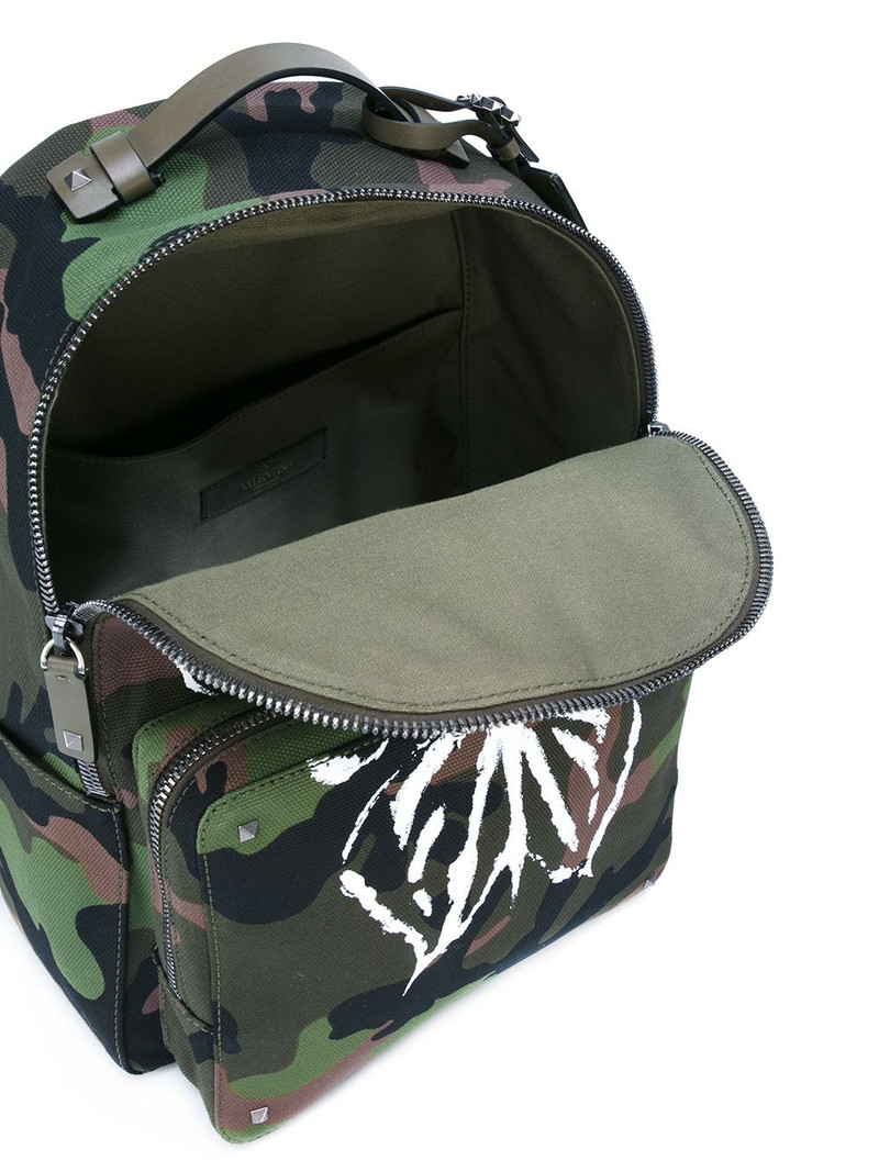 Valentino Garavani Rockstud camouflage backpack 5