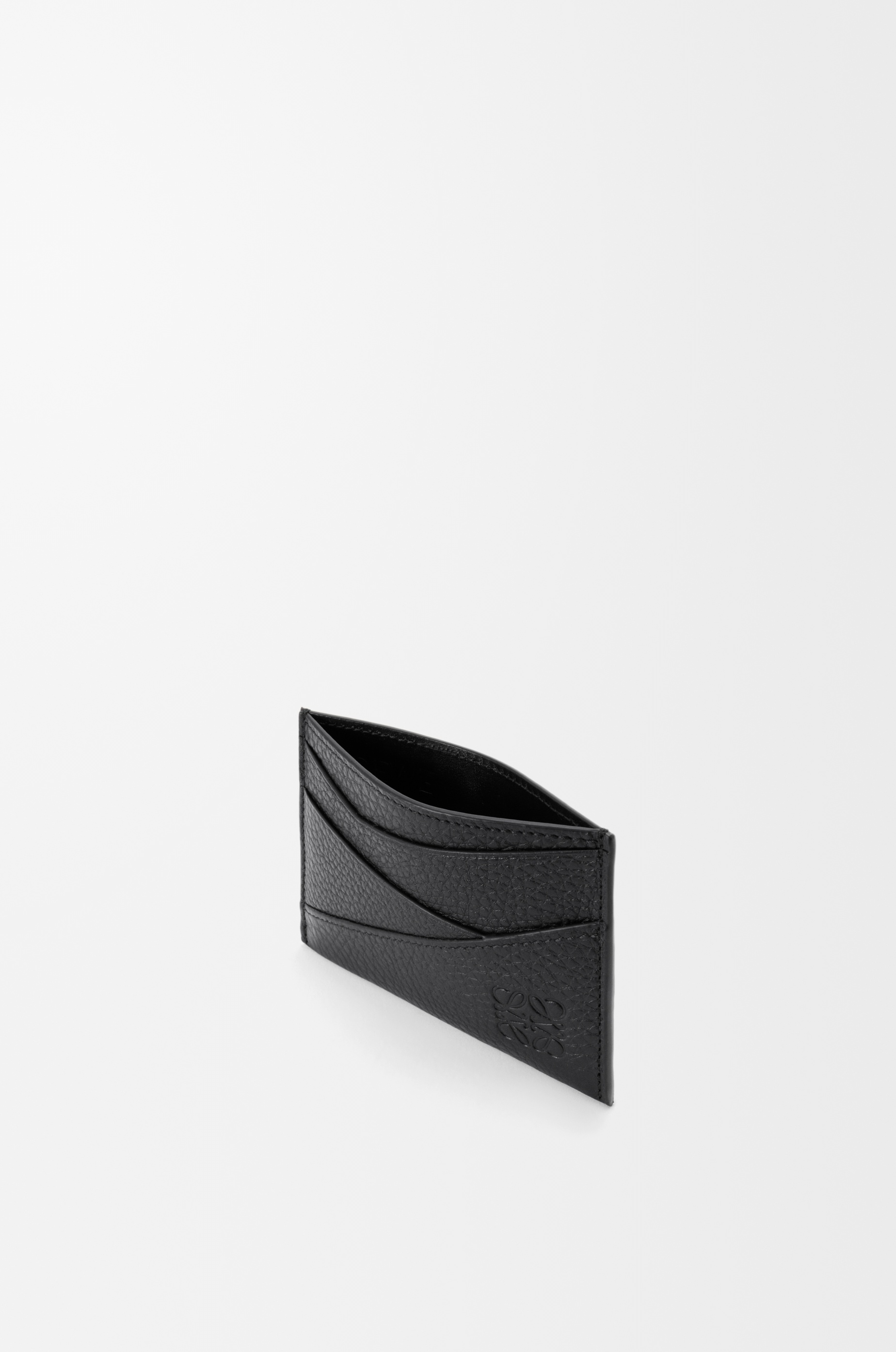 Puzzle plain cardholder in supple grained calfskin - 3