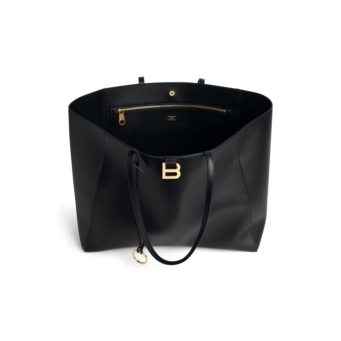 Women's Hourglass Soft Large Tote Bag  in Black - 4