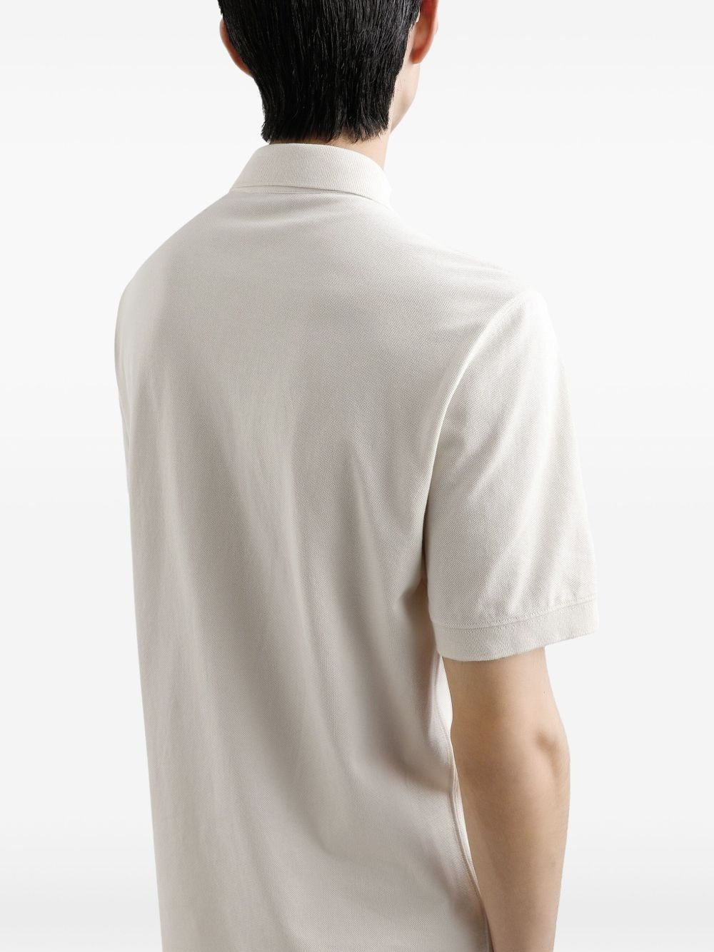 logo-embroidered polo shirt - 5