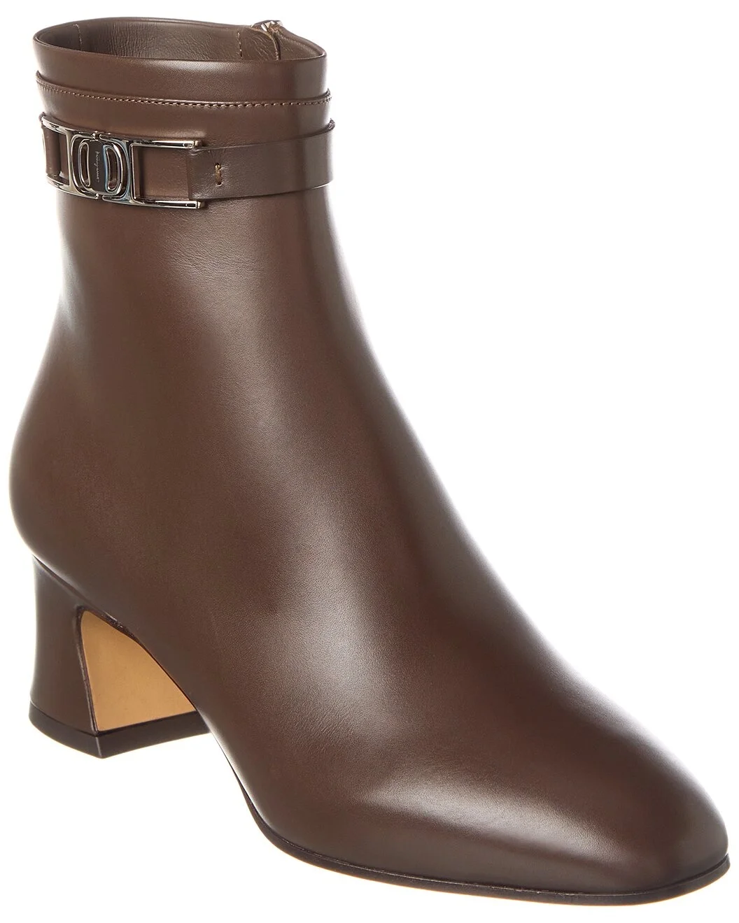 Ferragamo Rego Leather Bootie - 1
