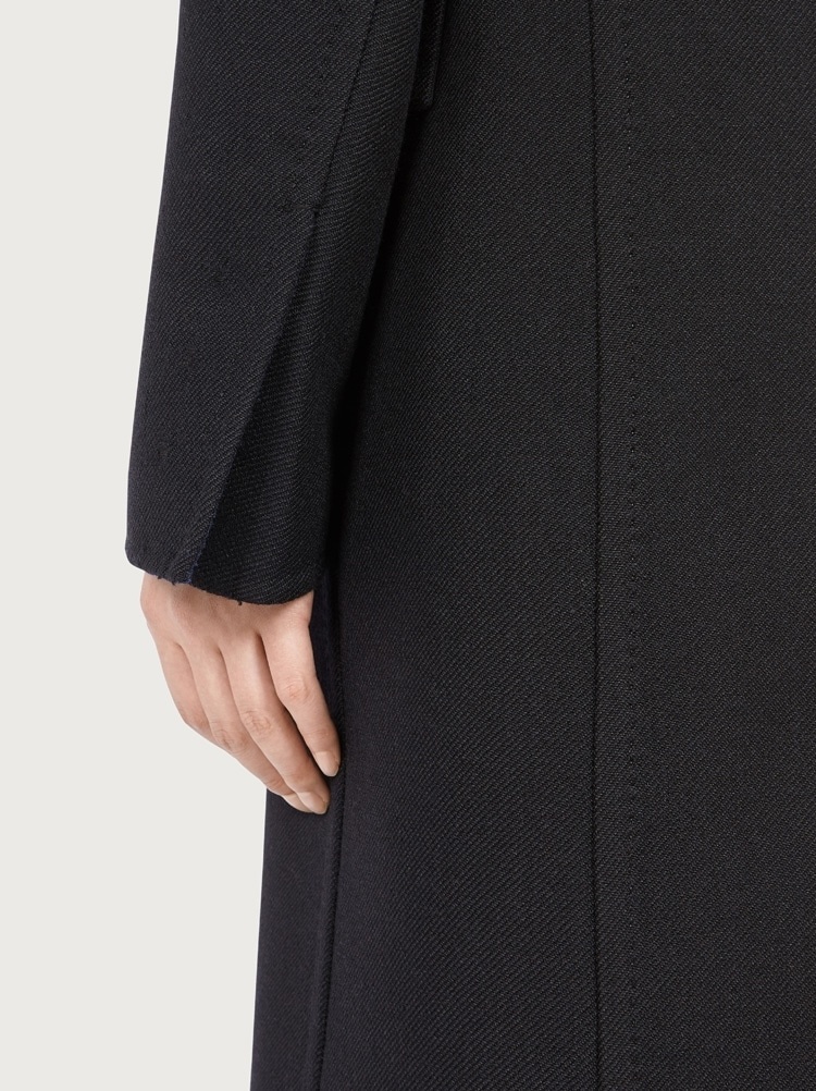 SINGLE BREASTED TWO TONE COAT - 5
