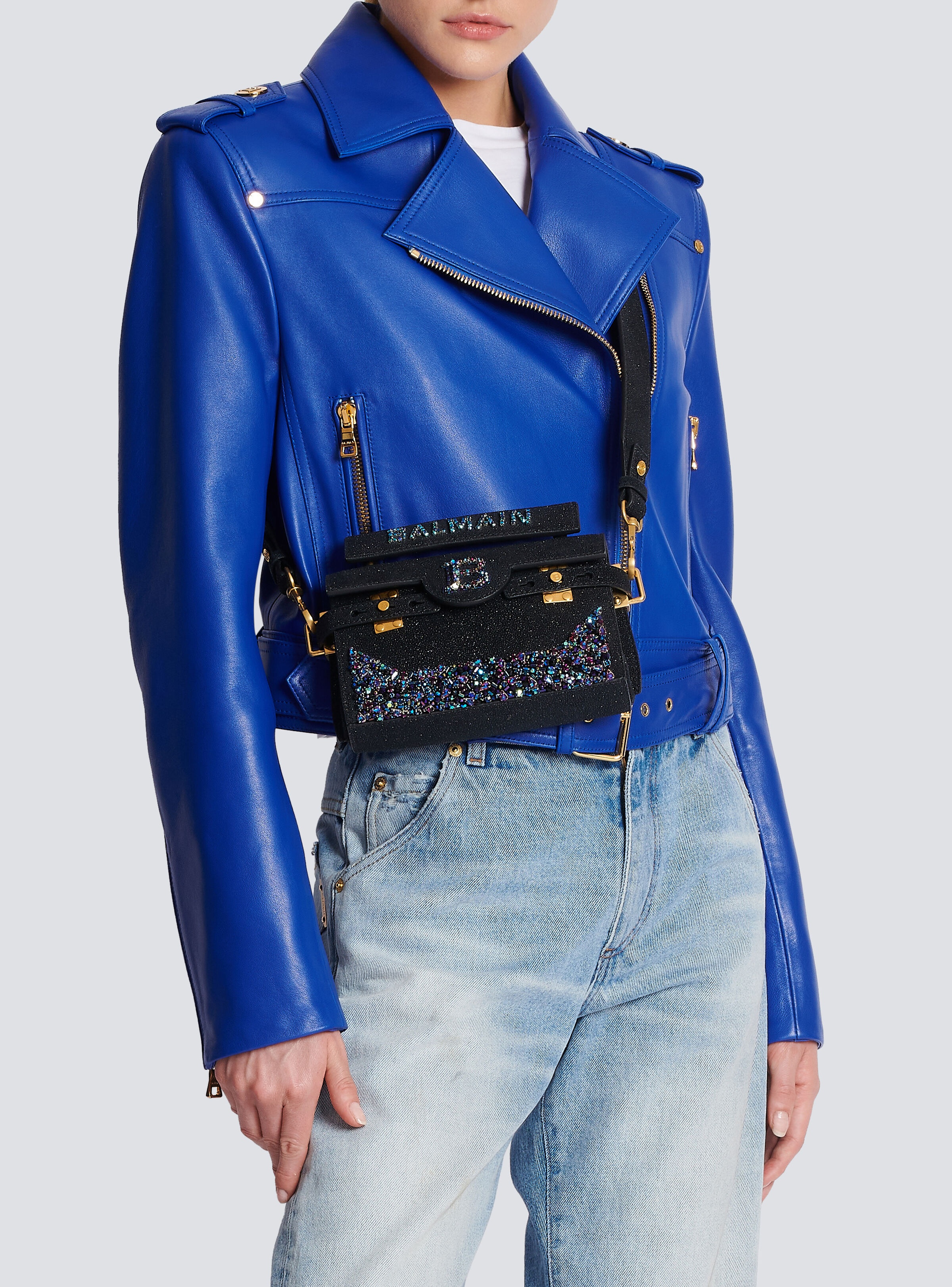 B-Buzz 19 bag in embroidered leather - 8