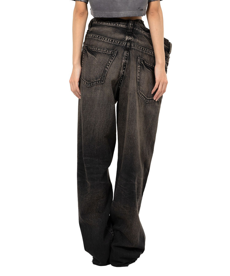 Huge Layered Denim Pants 5