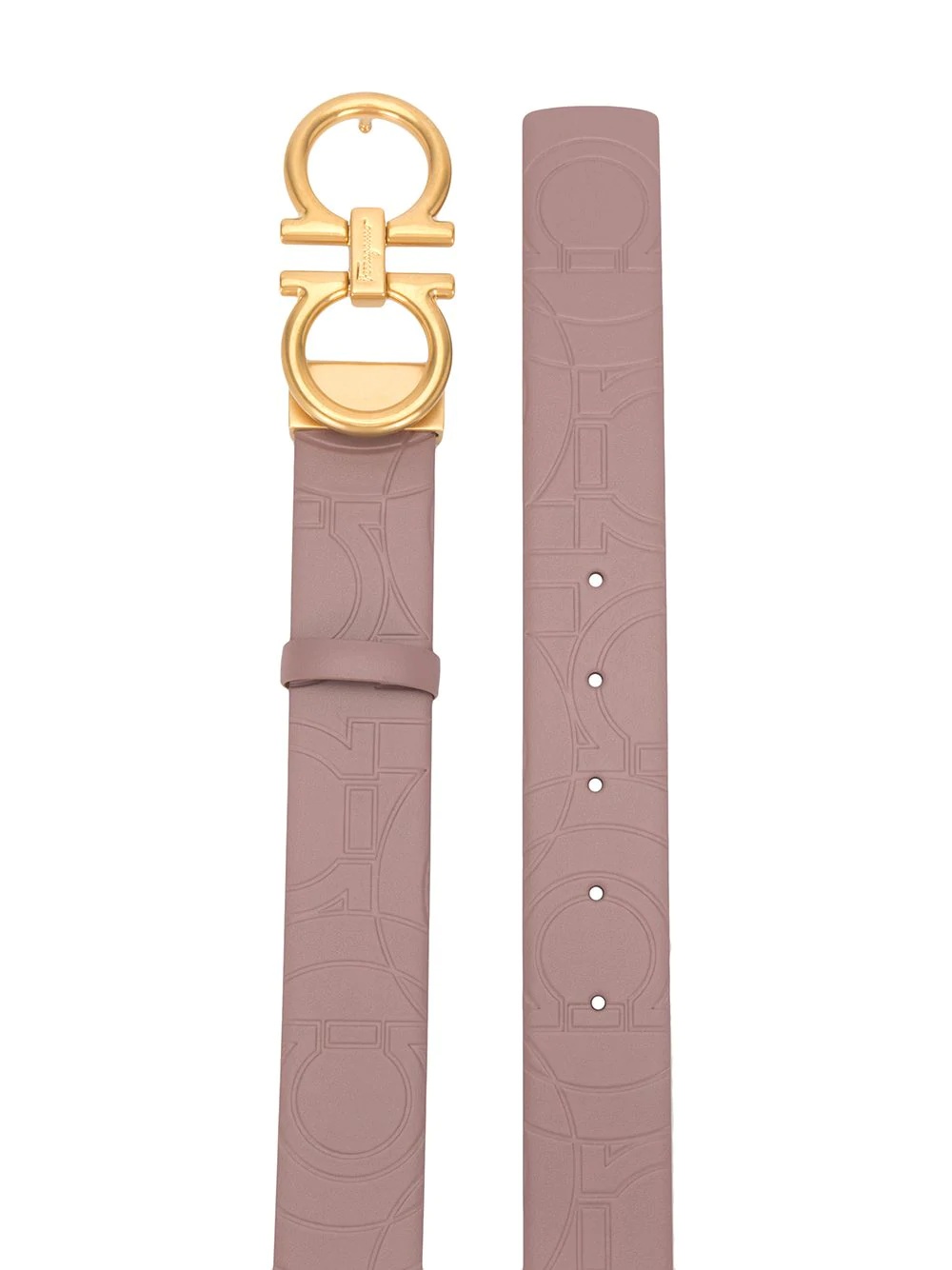 Gancini embossed belt - 2