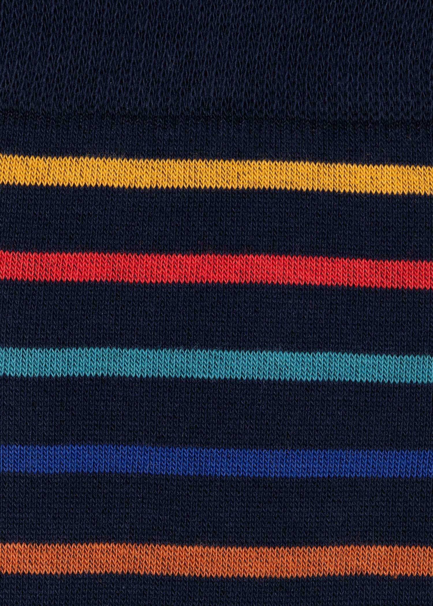 Navy Mismatched 'Artist Stripe & Dot' Socks - 3