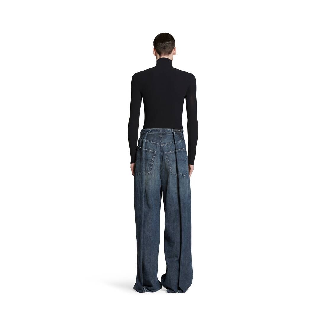 Double Side Pants in Dark Blue - 4