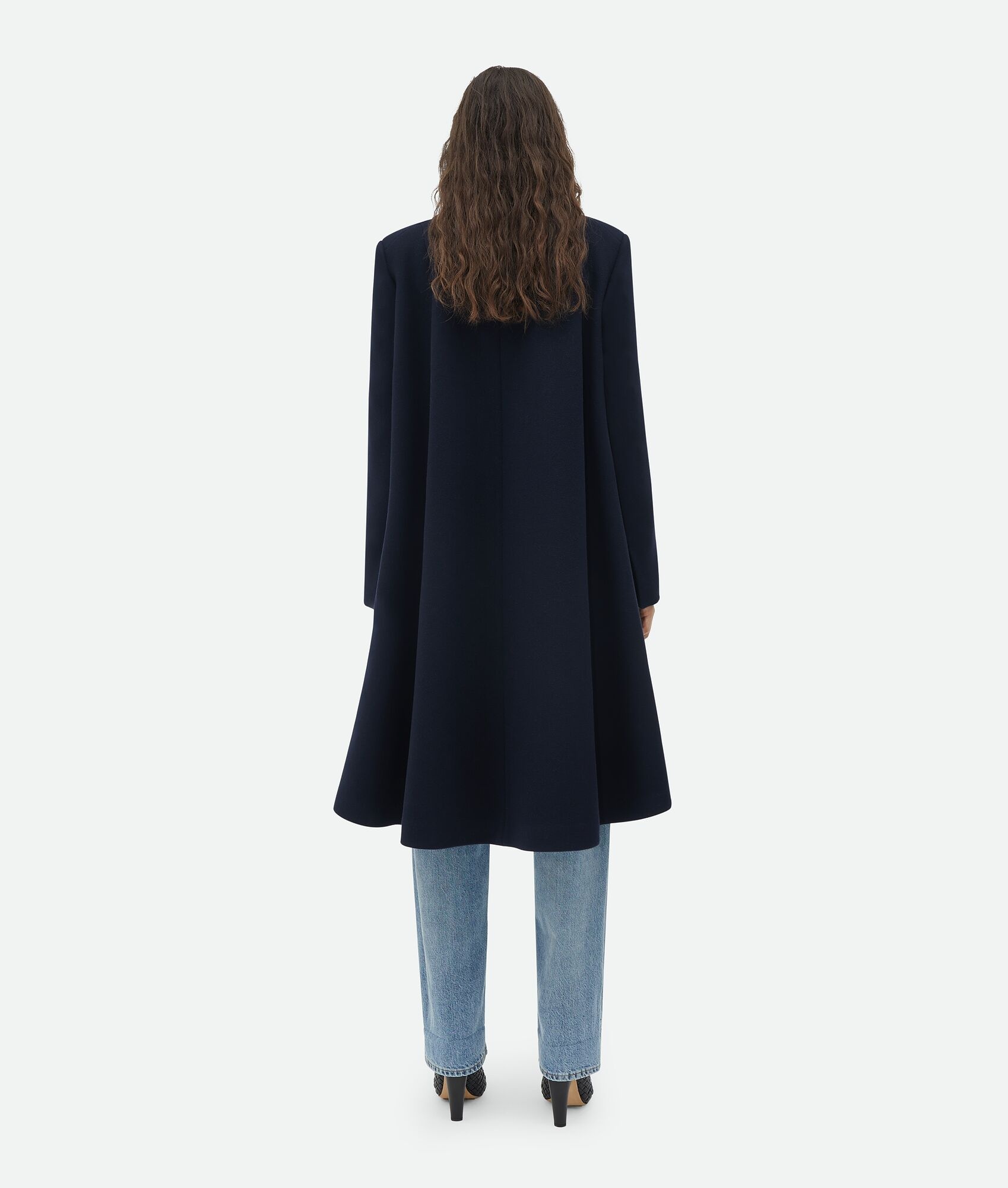 Wool And Cashmere Cape Coat - 3