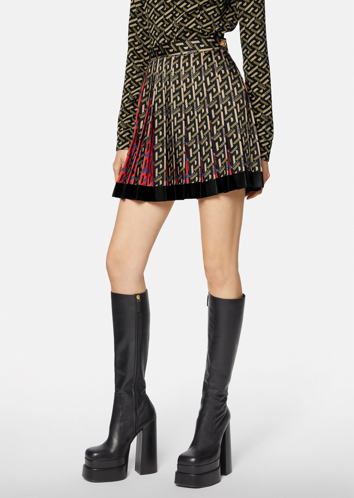 La Greca Pleated Skirt - 2