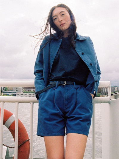 Nudie Jeans Weronica Jacket Twill Blue outlook