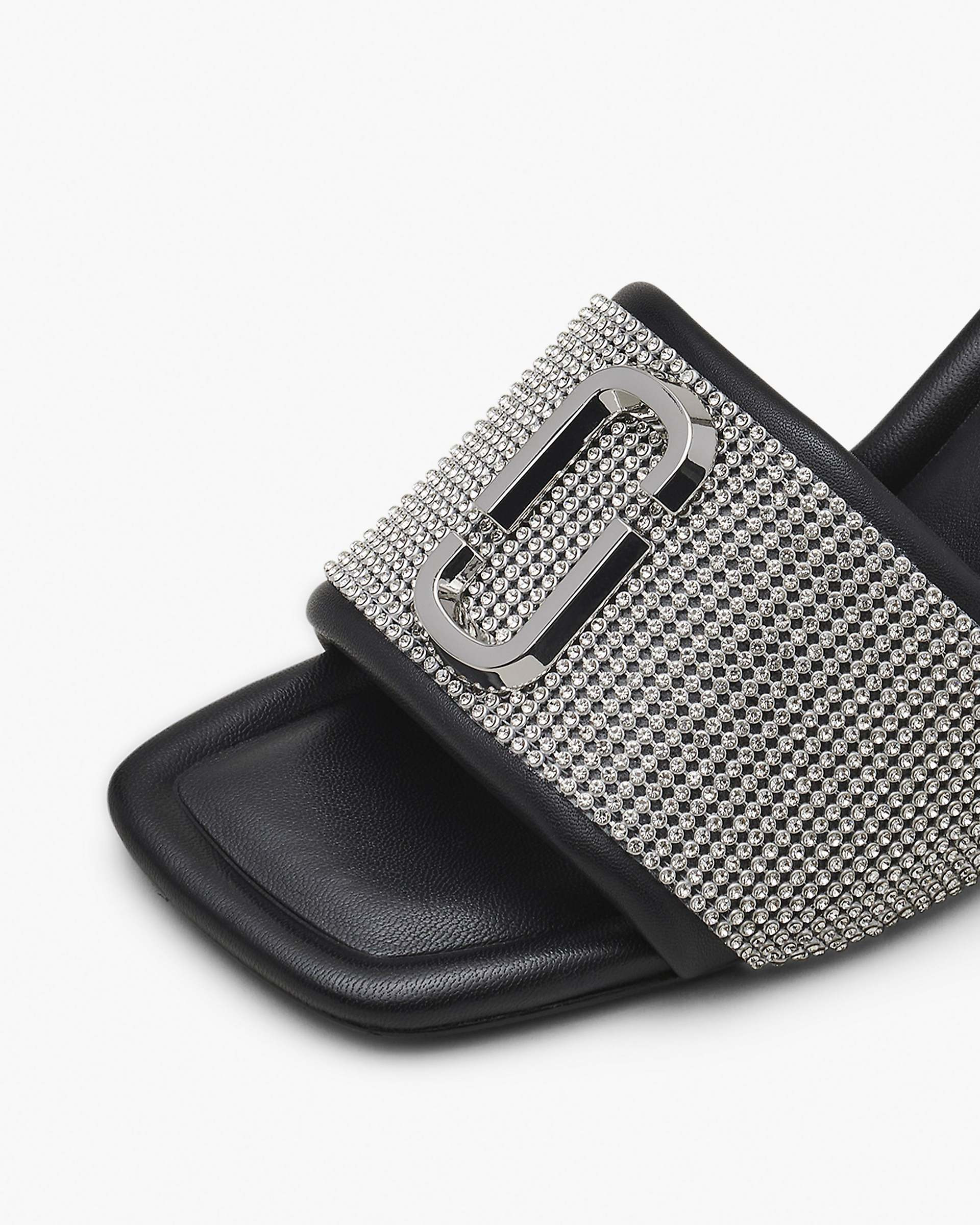 THE RHINESTONE J MARC HEELED SANDAL - 6