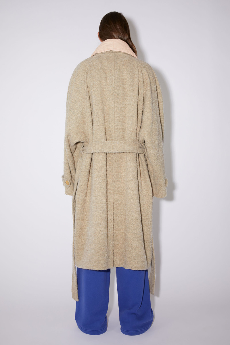 Wool linen coat - Sand beige 3